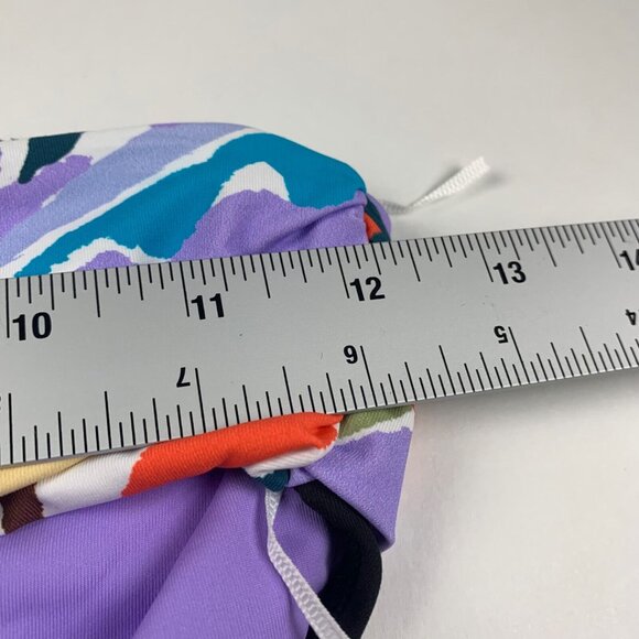 Anne Cole Women's Fold Over Black‎ Printed Waist Swim Bikini Bottom Size XS NWOT - Picture 4 of 7